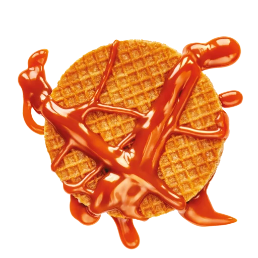 Hollandse Stroopwafel Likeur Stroopwafel met siroop