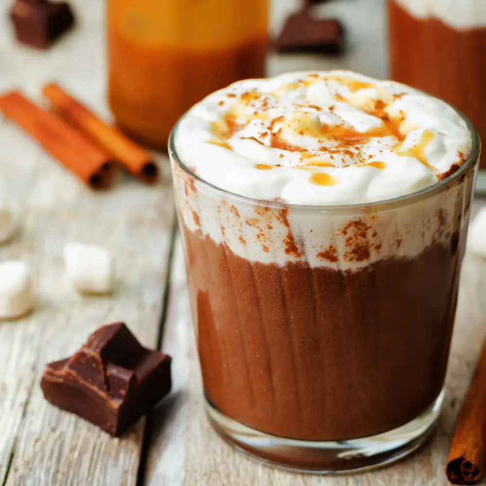 Hot Chocolate Karamel met Hollandse Stroopwafel Likeur